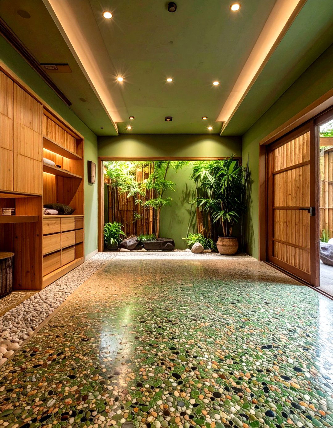 Calming Zen Garden Aesthetic - 30 garage painting ideas