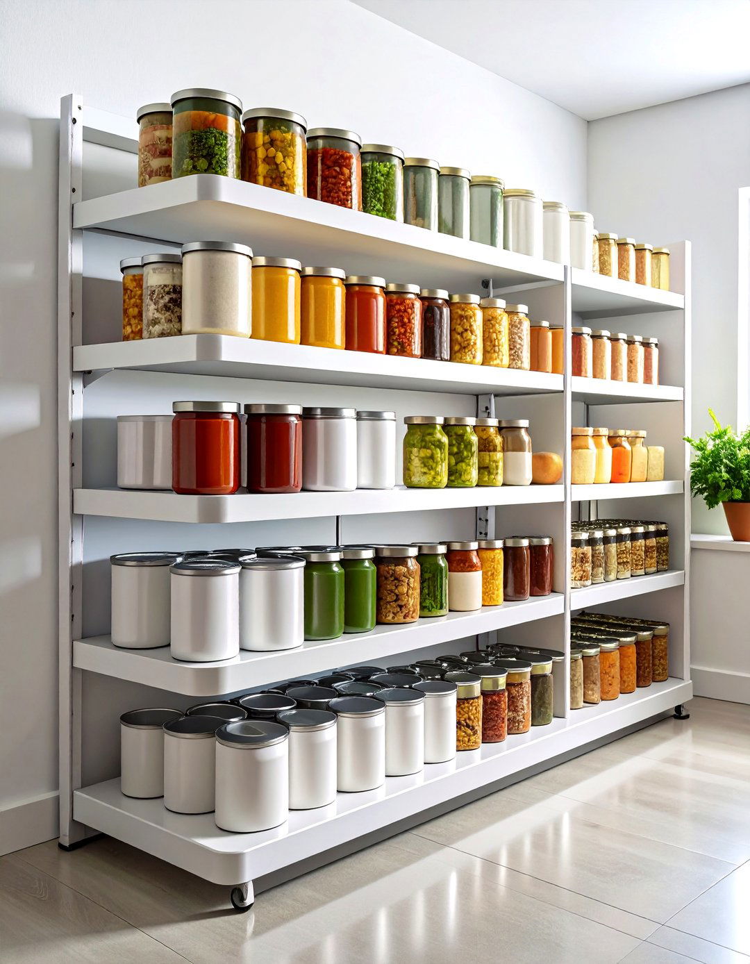 Can Dispenser Rack Organizer - 30 pantry organizer ideas