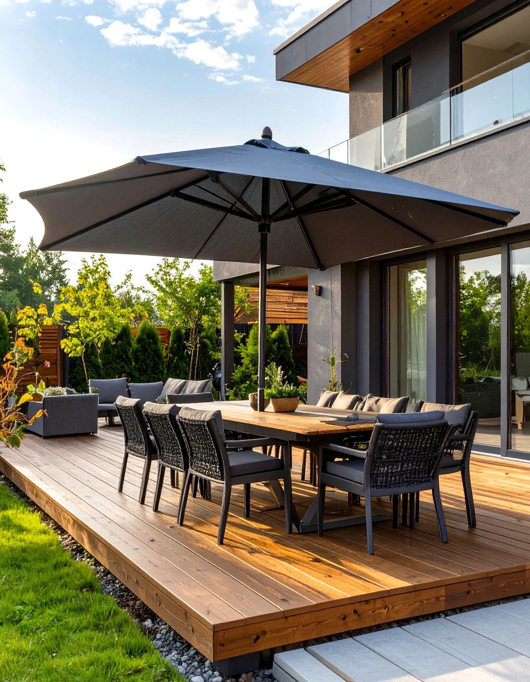 Cantilever Umbrella with Base - 30 outdoor furniture ideas