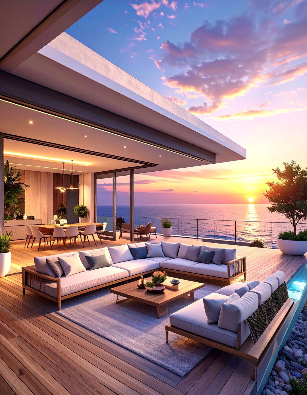 Cantilevered Deck Roof - 30 deck cover ideas