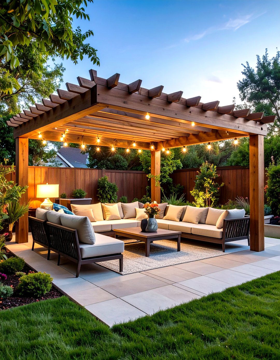 Cantilevered Pergola Design - 30 pergola backyard patio ideas