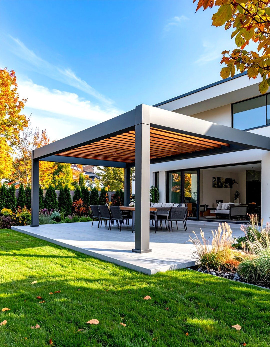 Cantilevered Pergola Design - 30 outdoor pergola ideas