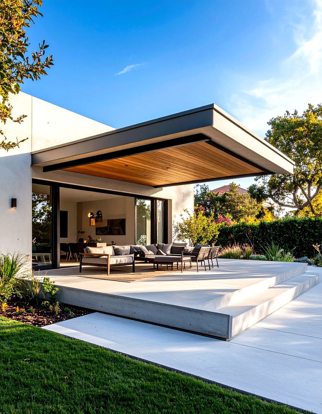 Cantilevered Porch Awning - 30 front porch roof ideas