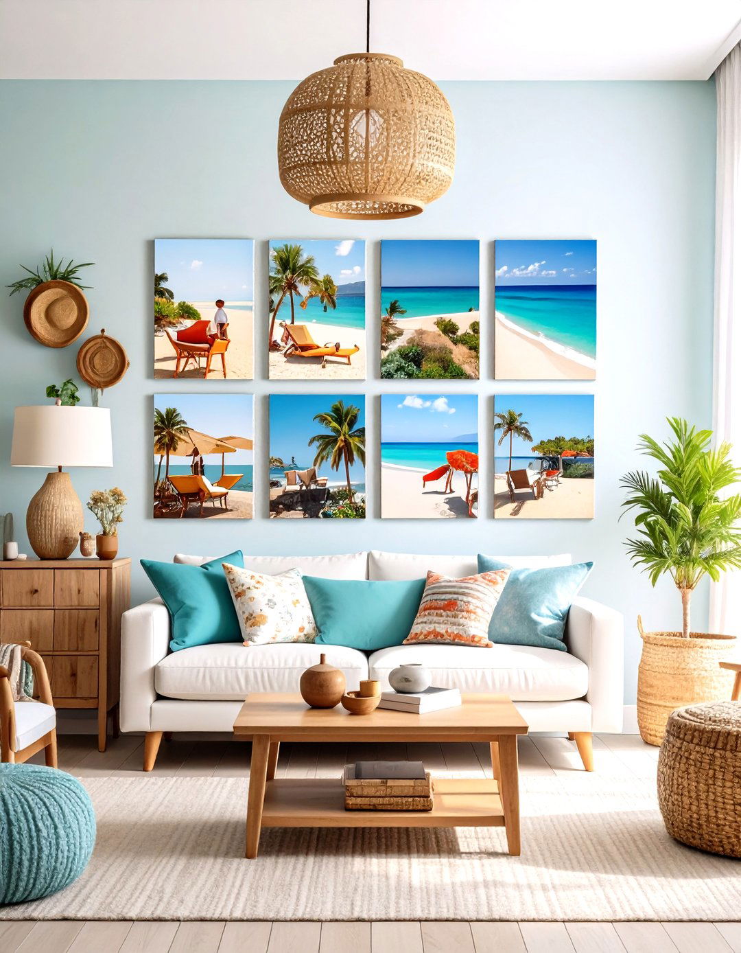 Canvas Print Picture Wall - 30 picture wall ideas for living room