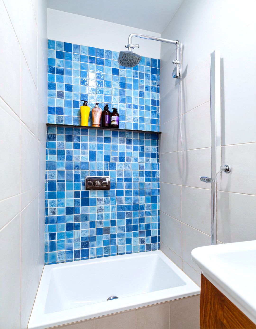 Carve Out Smart Storage Niches - 30 small guest bathroom ideas