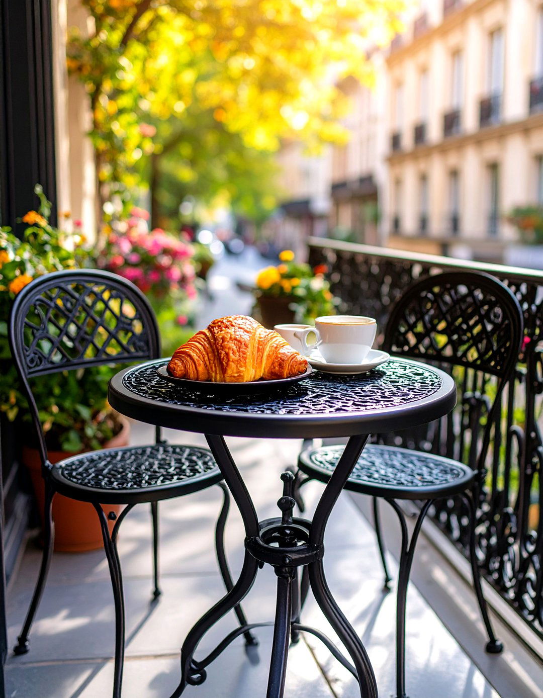 Cast Aluminum Bistro Set - 30 patio furniture ideas
