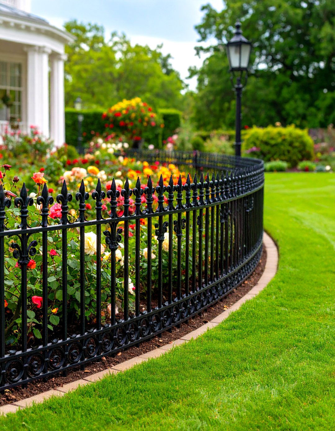 Cast Iron Decorative Lawn Edging - 30 lawn edging ideas
