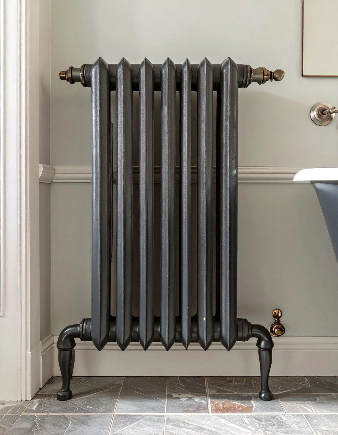 Cast Iron Radiator - 30 vintage bathroom ideas