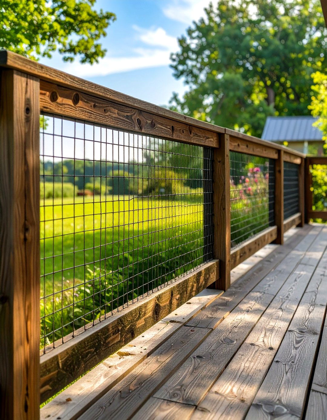 Cattle Guard Railing 30 Cheap Deck Railing Ideas for a Budget-Friendly Upgrade - We Love ...