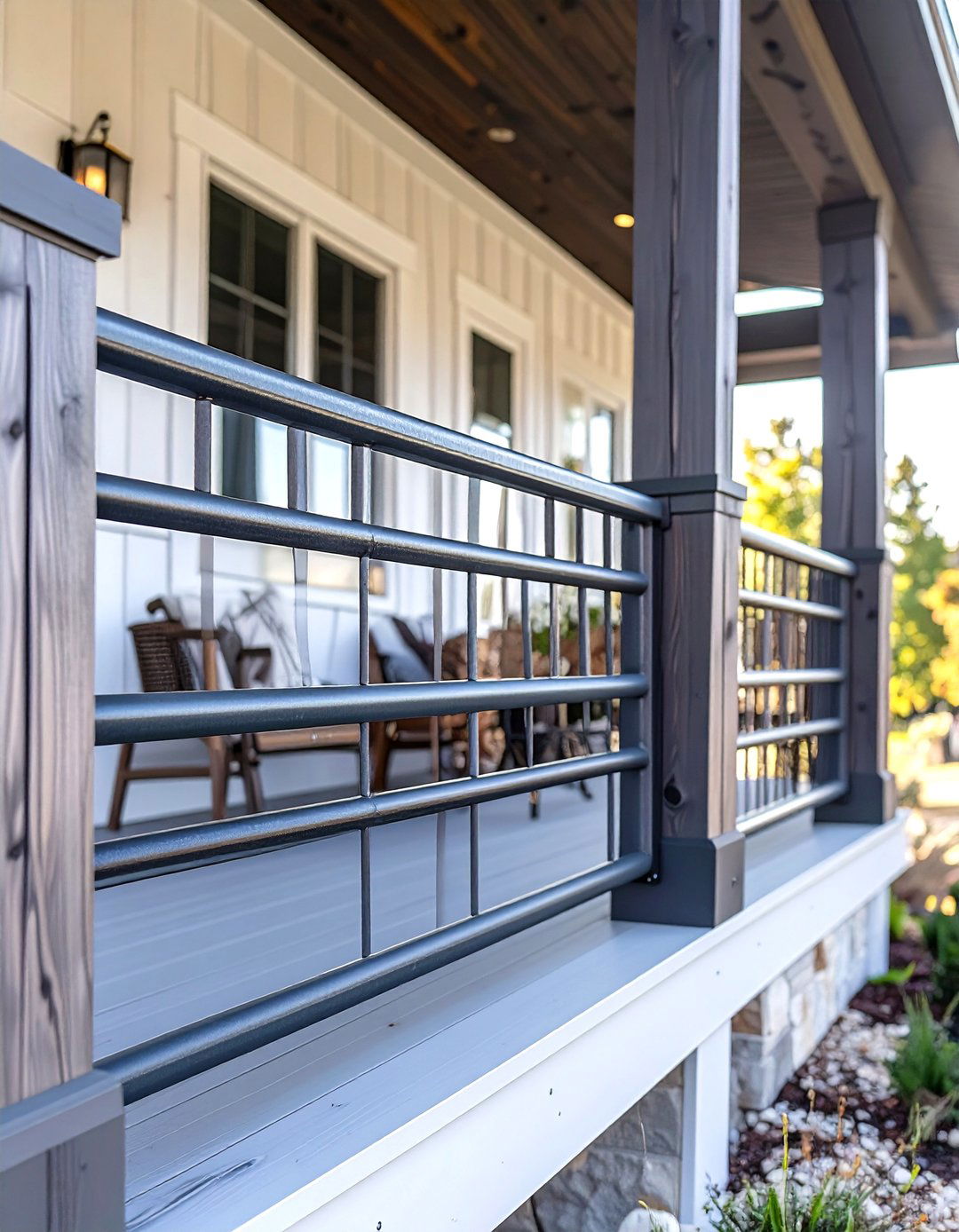 Cattle Panel Porch Railing - 30 cheap porch railing ideas
