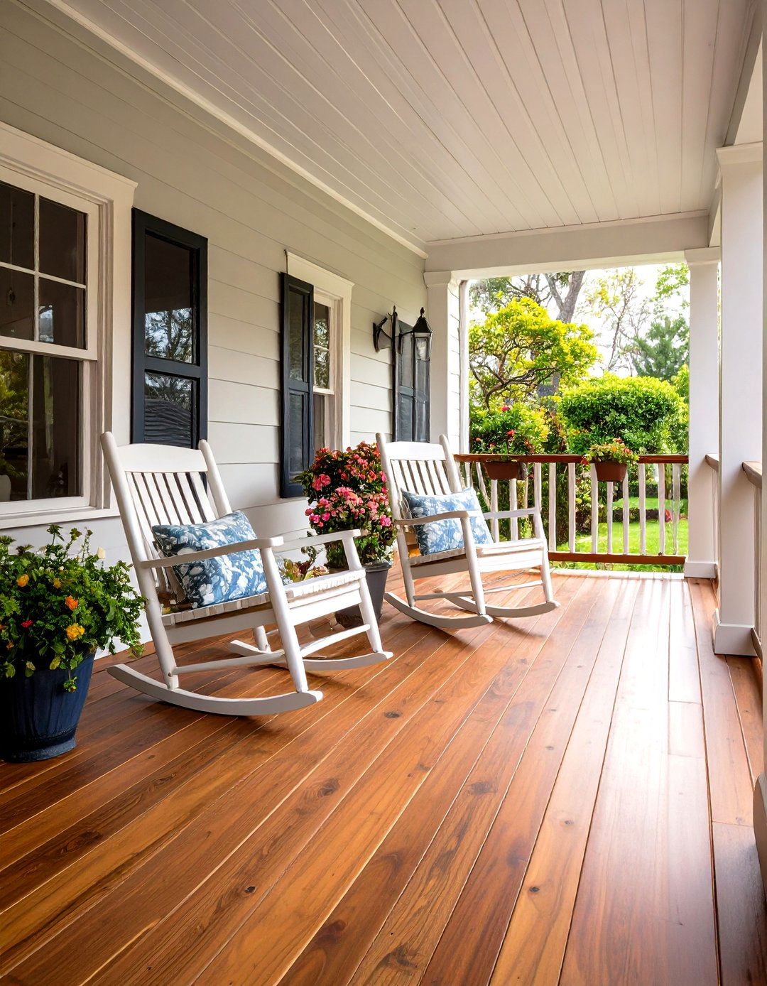 Cedar Wood Porch Flooring - 30 porch flooring ideas