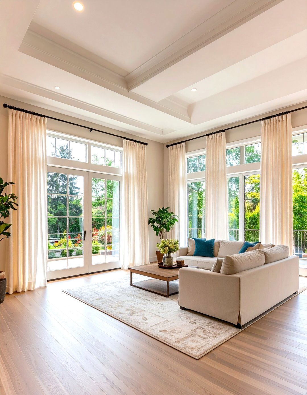 Ceiling Mounted Patio Door Curtains - 30 patio door curtain ideas