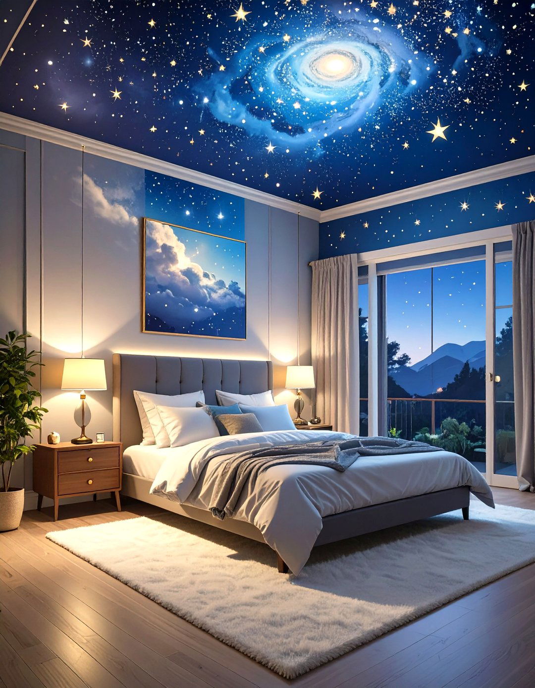 Ceiling Wallpaper for Unexpected Drama - 30 how to use wallpaper in interior design ideas