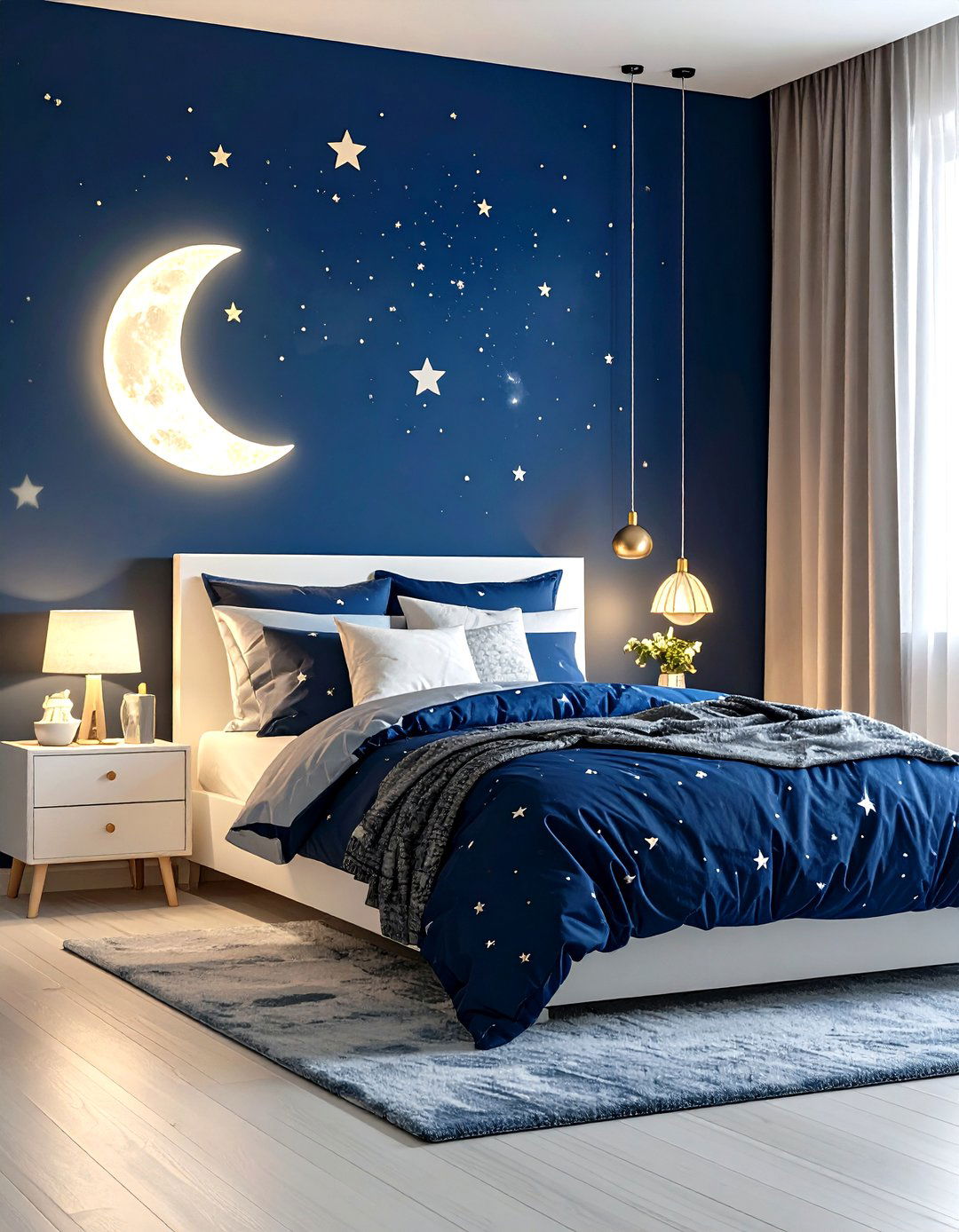 Celestial Dreamer Bedroom - 30 little girl bedroom ideas