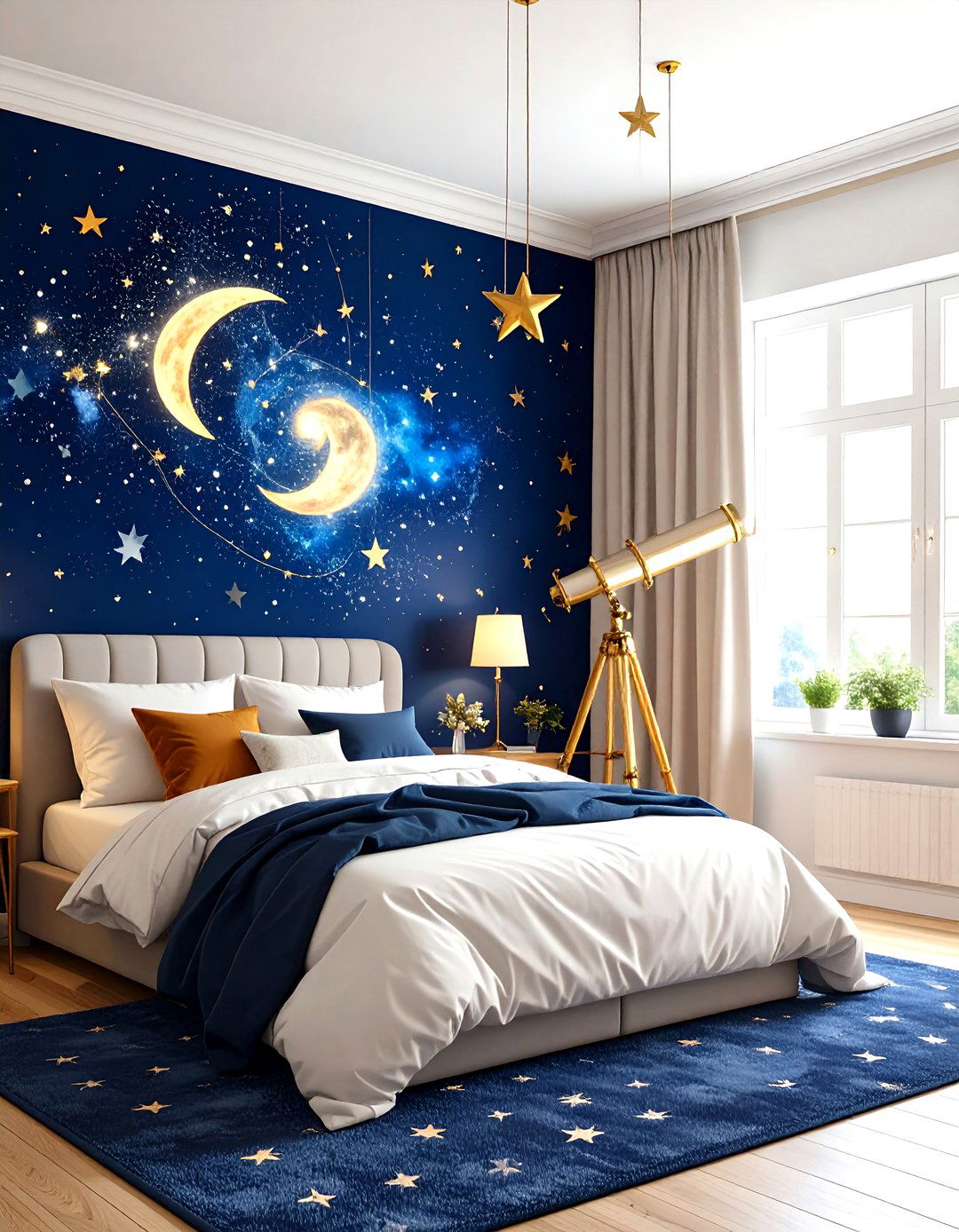 Celestial Gothic Bedroom - 30 gothic bedroom ideas