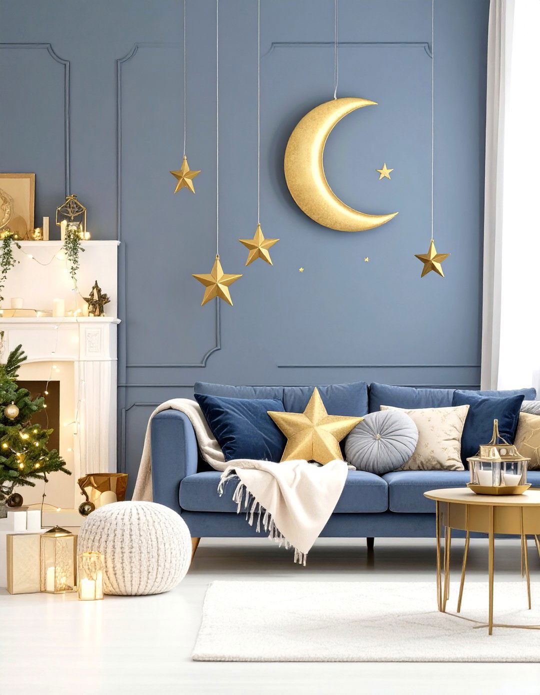Celestial Night Sky Celebration - 30 interior design ideas for holiday decor