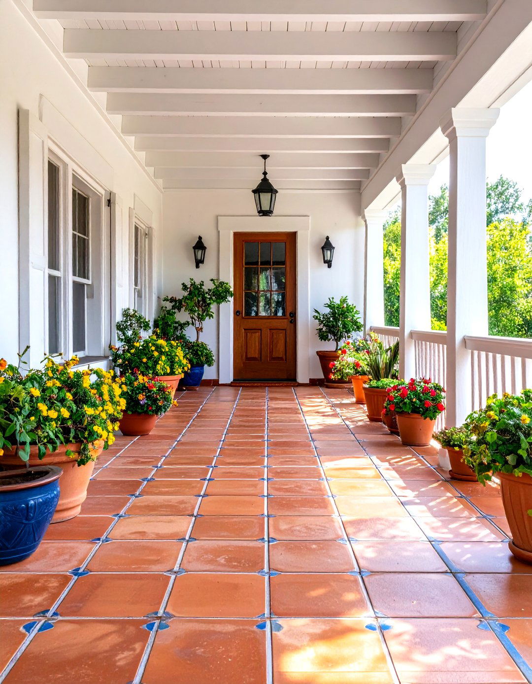 Ceramic Tile Porch Flooring - 30 porch flooring ideas