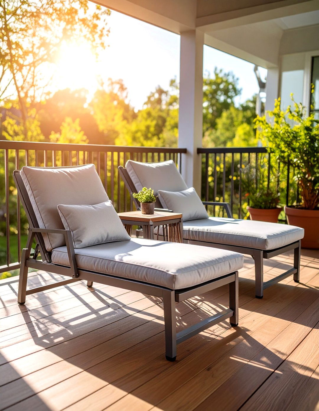 Chaise Lounge Chairs for Sunbathing - 30 porch furniture ideas