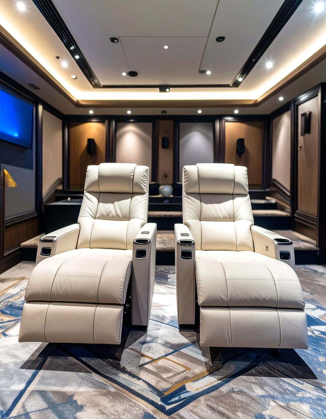 Chaise Lounge Chairs - 30 small home theater seating ideas
