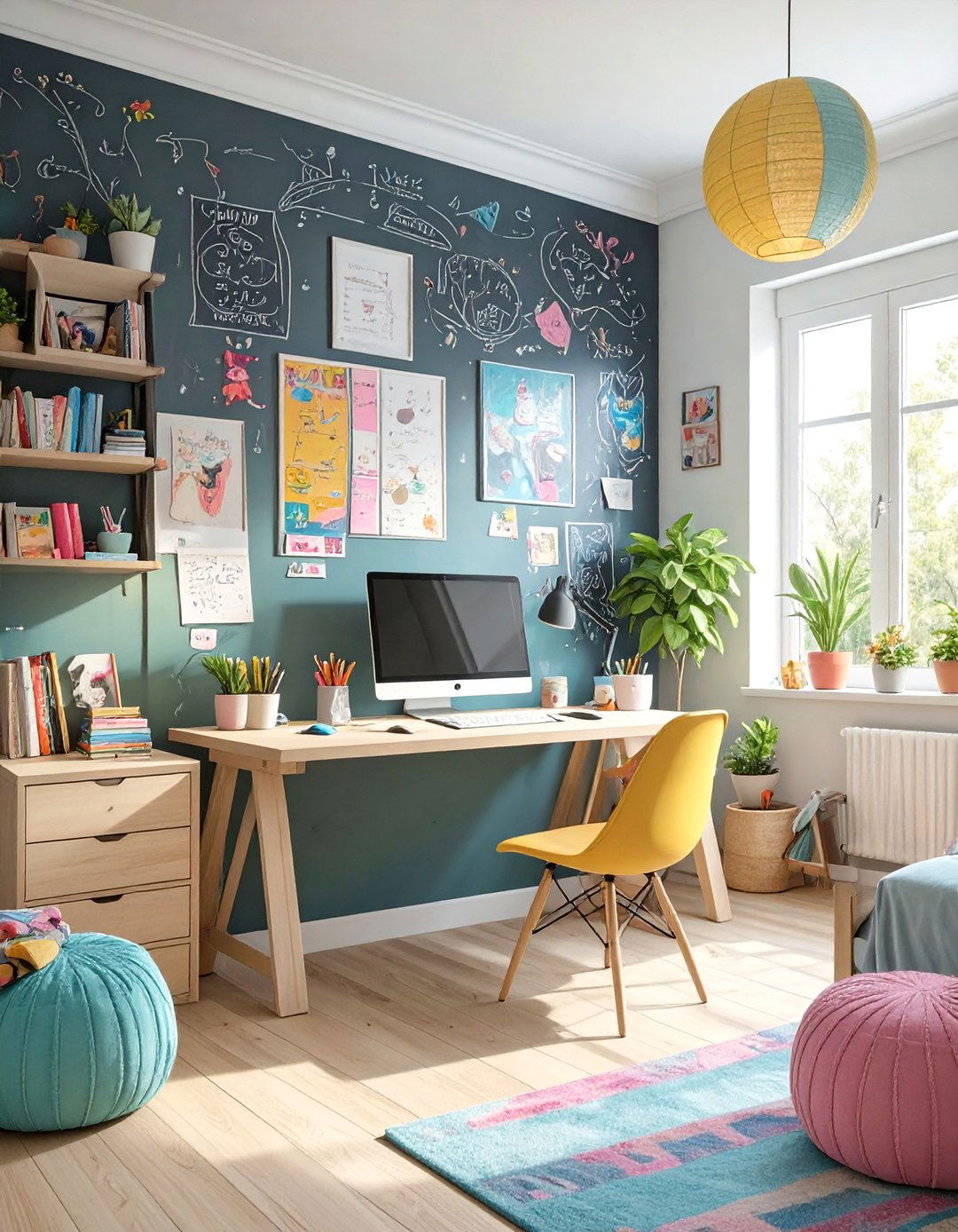 Chalkboard Accent Wall Teenage Girl Bedroom - 30 teenage girl bedroom ideas