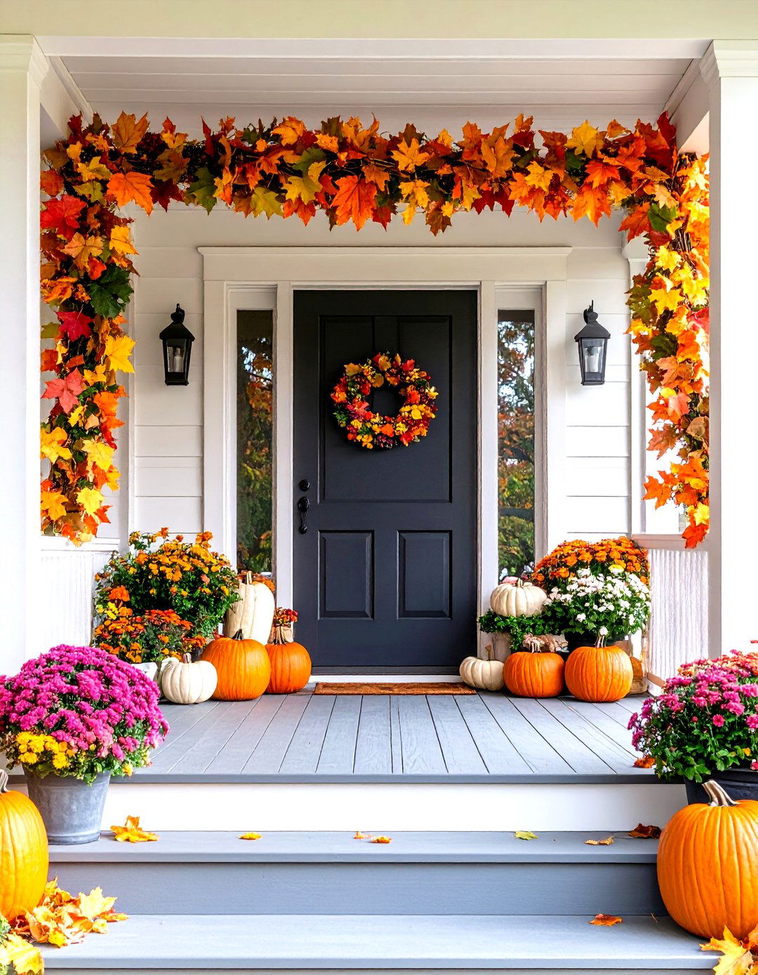 Chalkboard Art Front Porch - 30 front porch fall decorating ideas