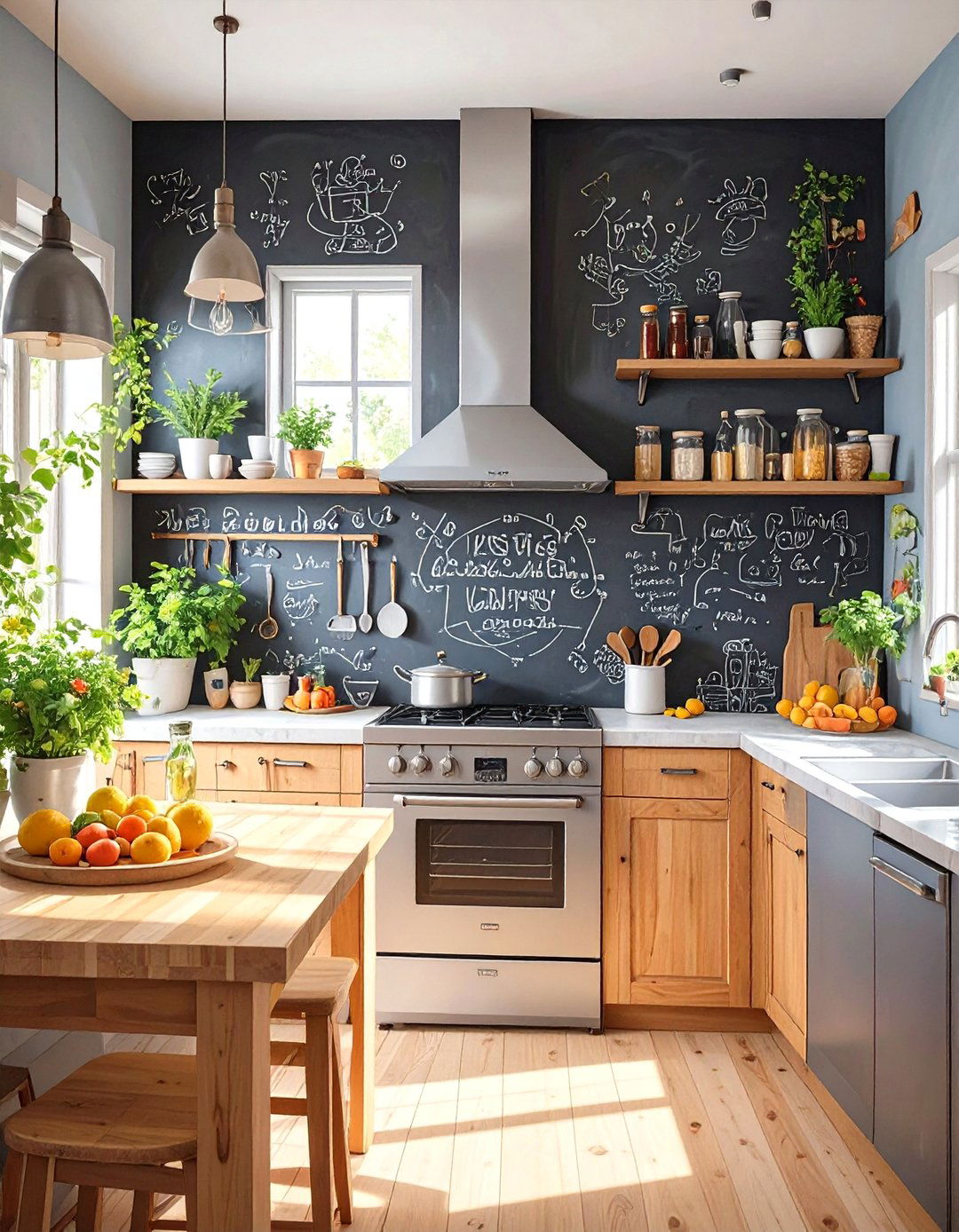 Chalkboard Paint Backsplash - 30 backsplash designs
