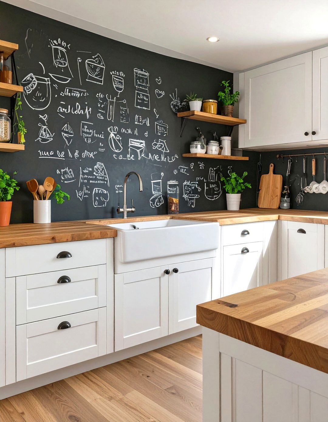 Chalkboard Paint Backsplash - 30 diy backsplash ideas