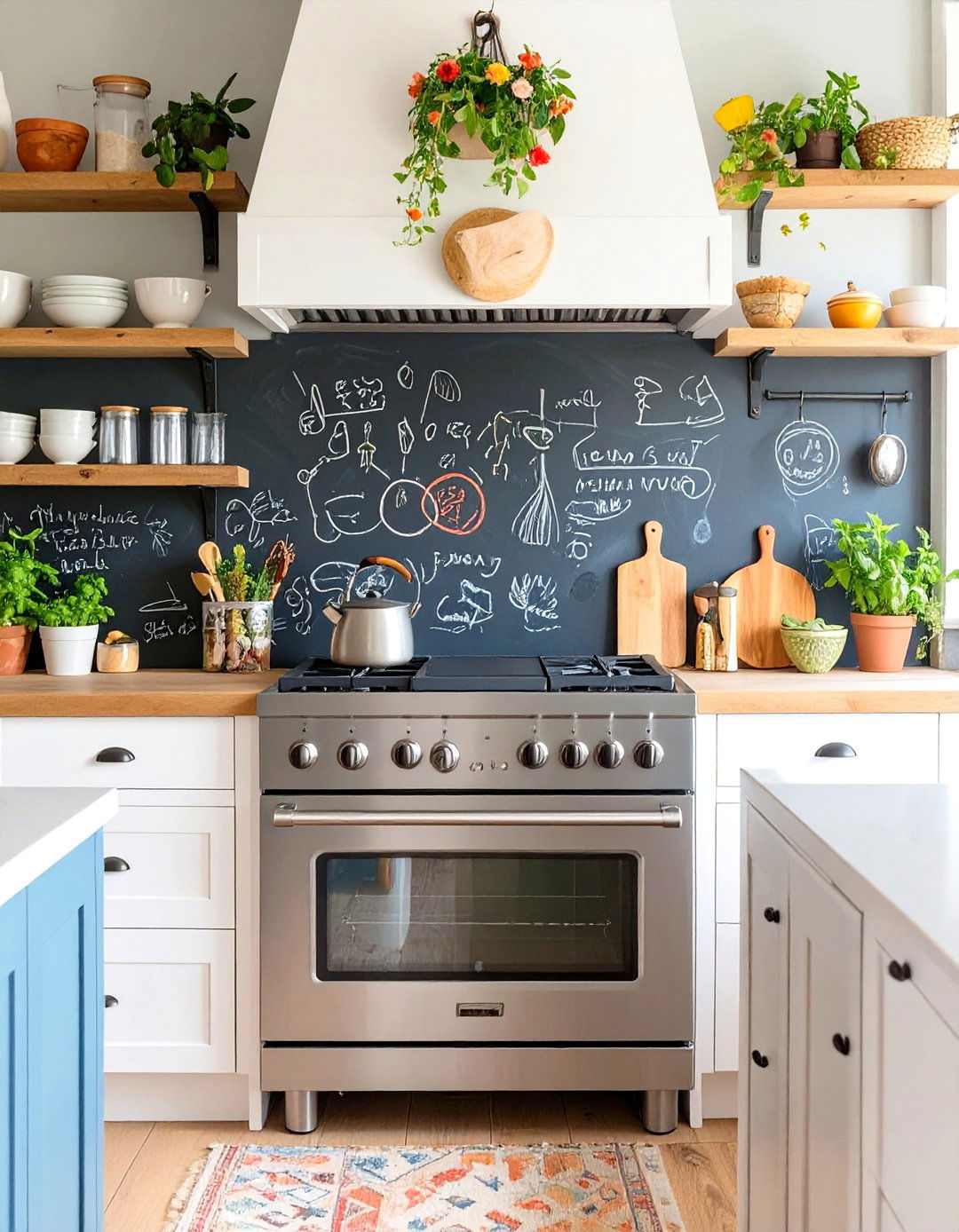 Chalkboard Paint Backsplash - 30 backsplash behind stove ideas