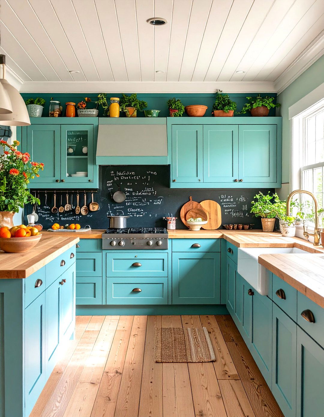 A closer look at Farmhouse Kitchen Decor With Chalk Paint
