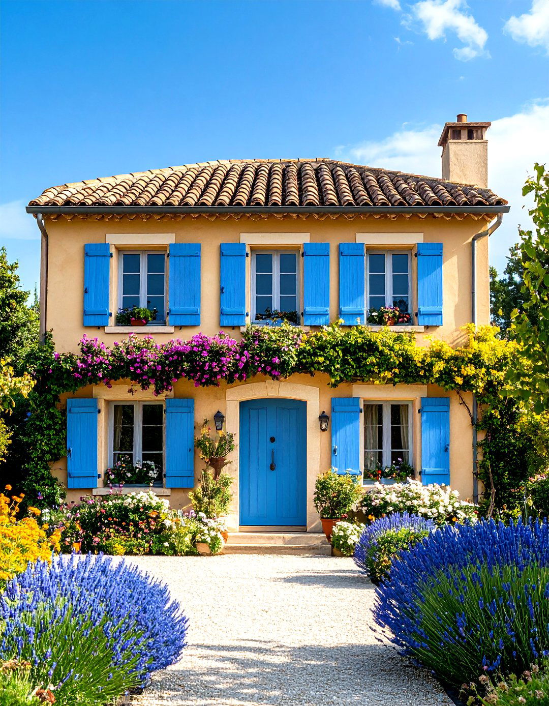 Charming French Country Estate - 30 exterior home design ideas