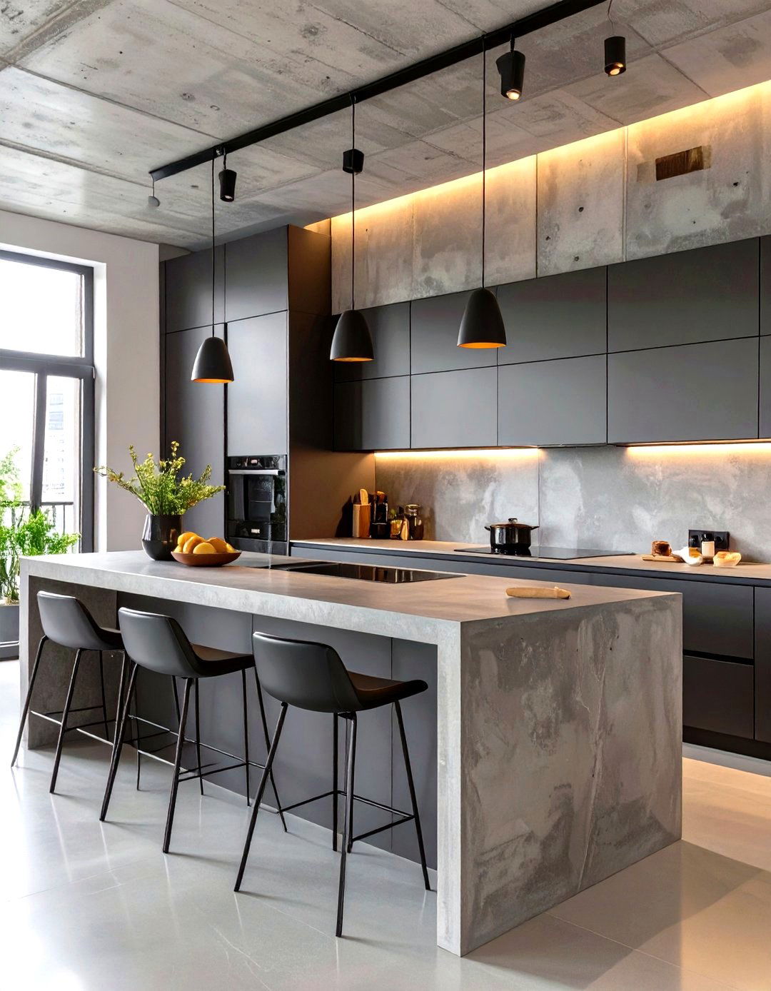 Cheerful Patterned Wallpaper Kitchen Wall - 30 kitchen accent wall ideas