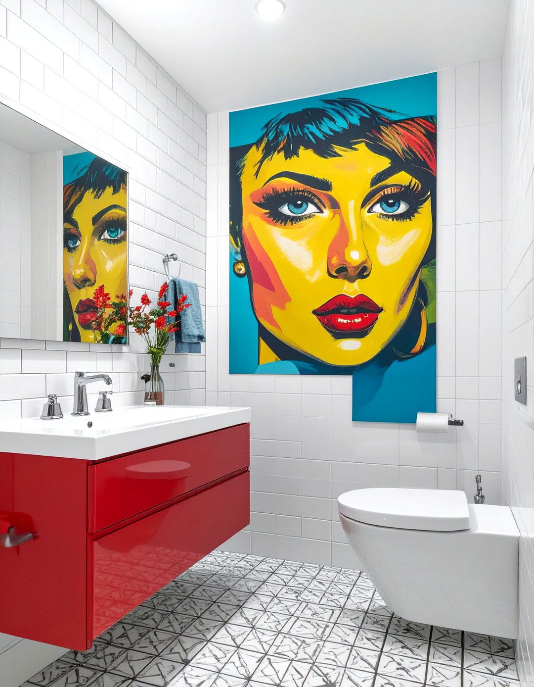 30 Creative Bathroom Wall Art Ideas to Personalize Space