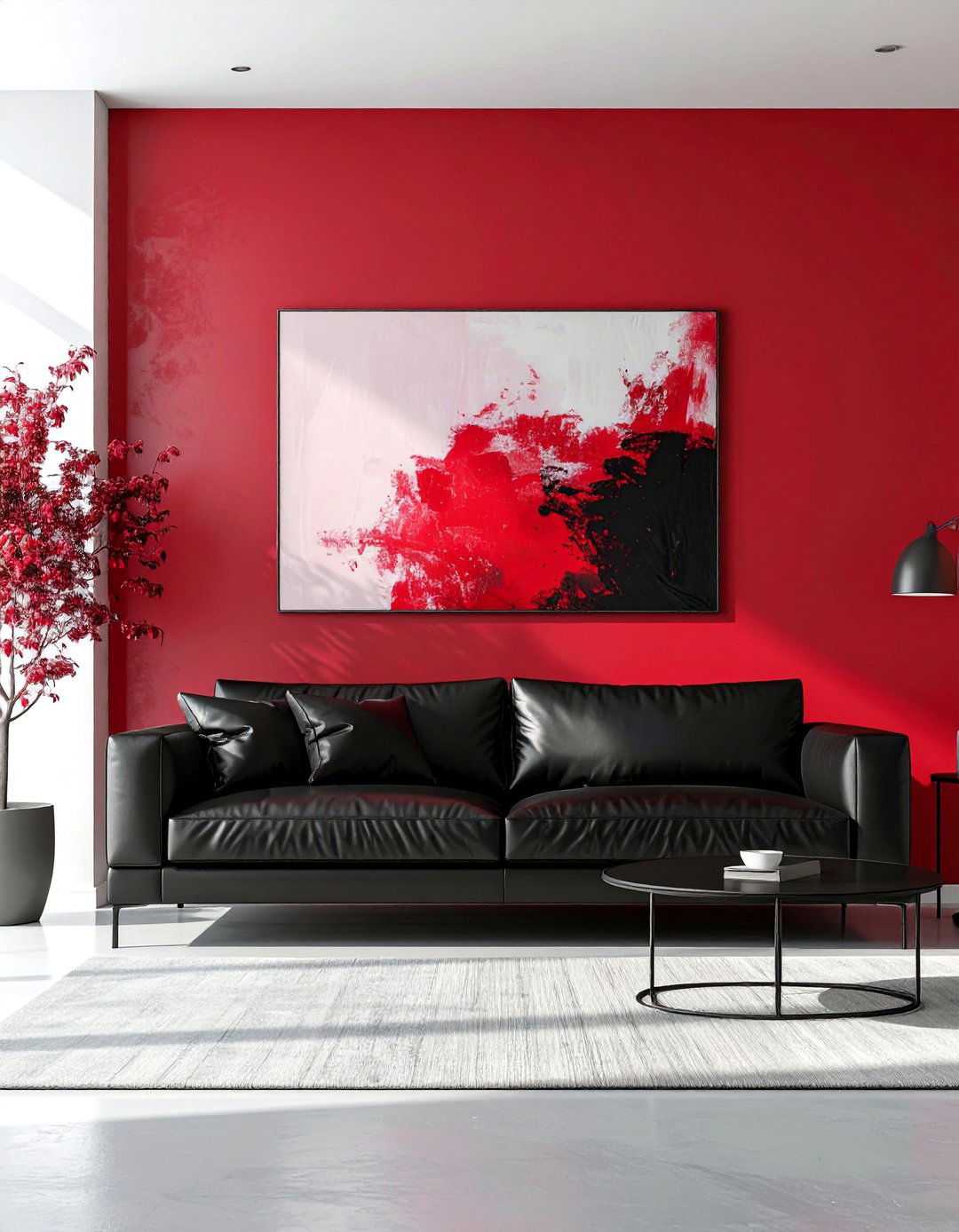 Cherry Red Accent Wall - 30 2025 paint color trends