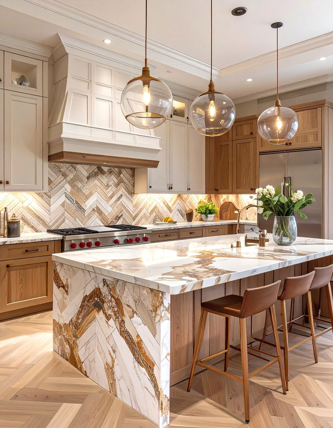 30 Backsplash Ideas for Fantasy Brown Granite Countertops