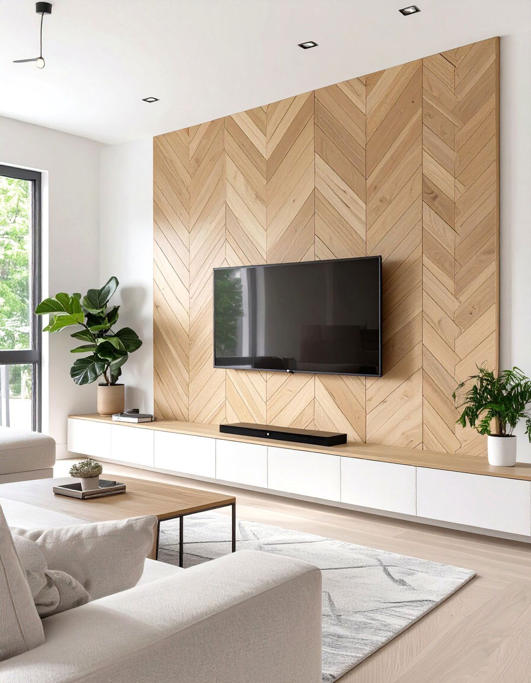 30 TV Accent Wall Ideas to Enhance Your Living Room - We Love Home Blog