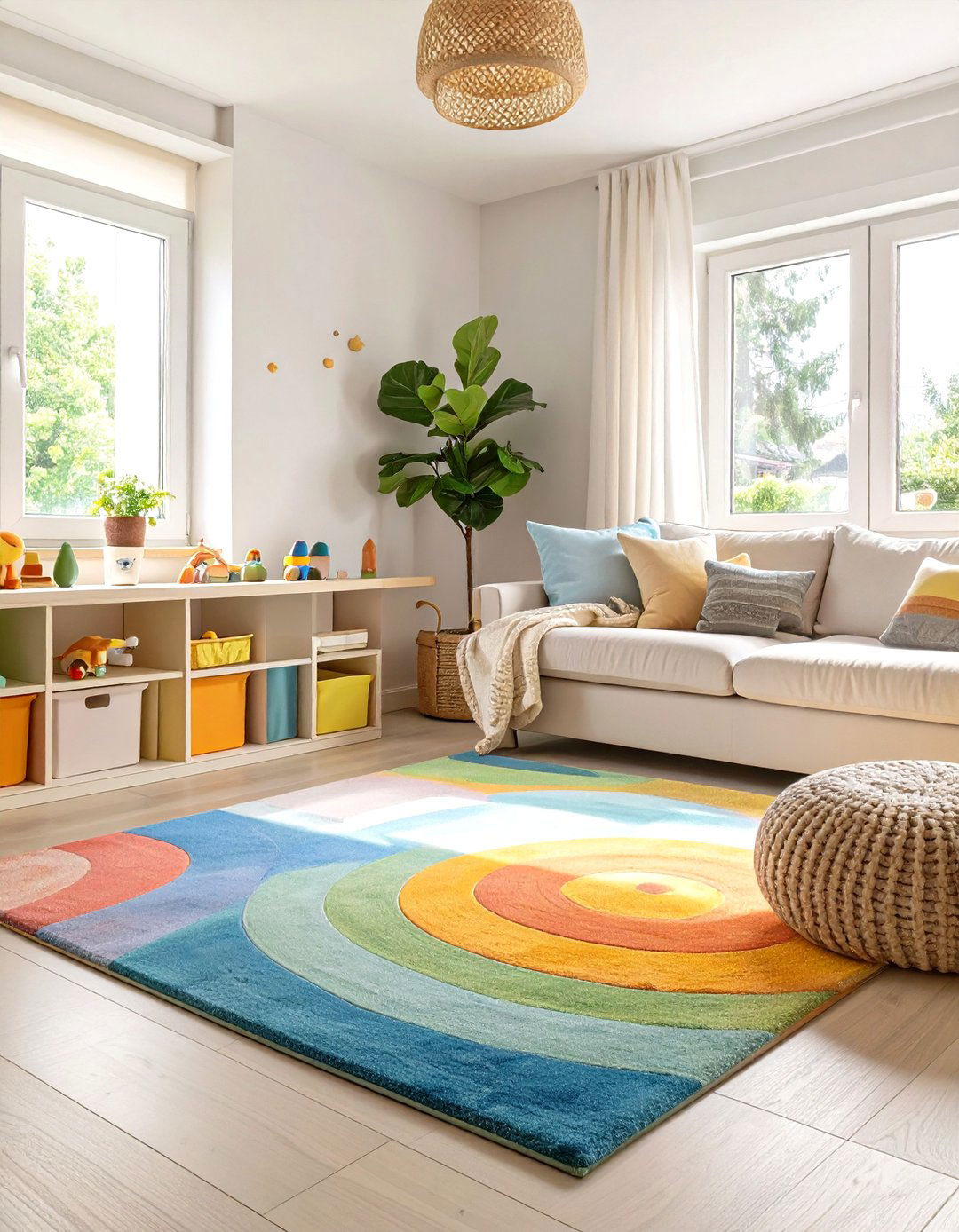 Child Friendly Design and Storage - 30 terrace house interior design ideas
