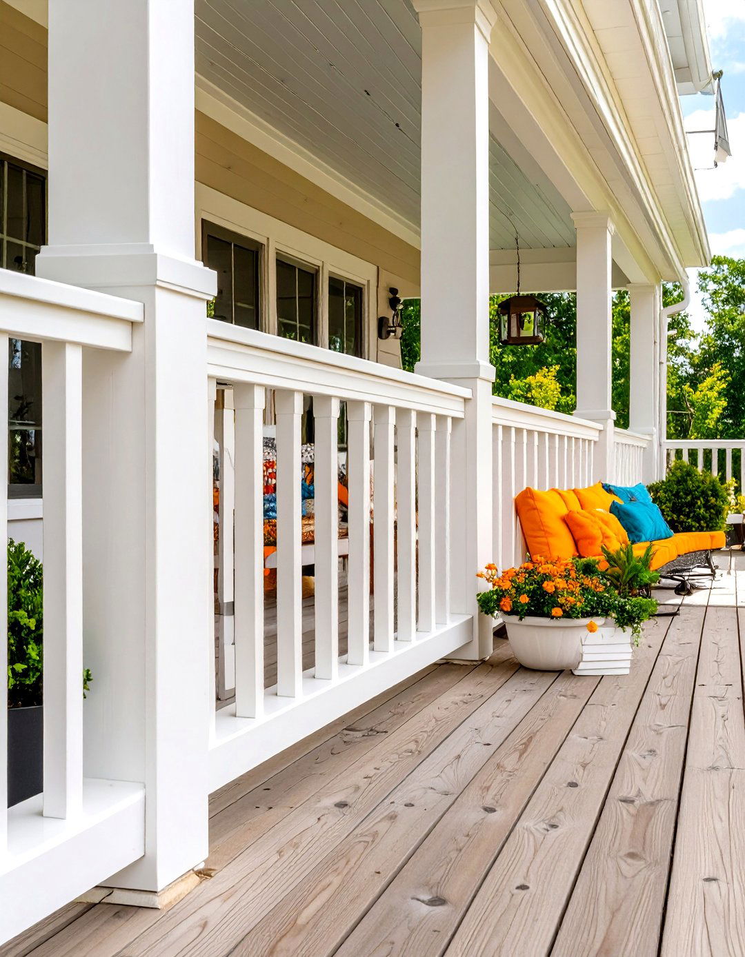 Child Safe Composite Railing with Narrow Spacing - 30 composite deck railing ideas