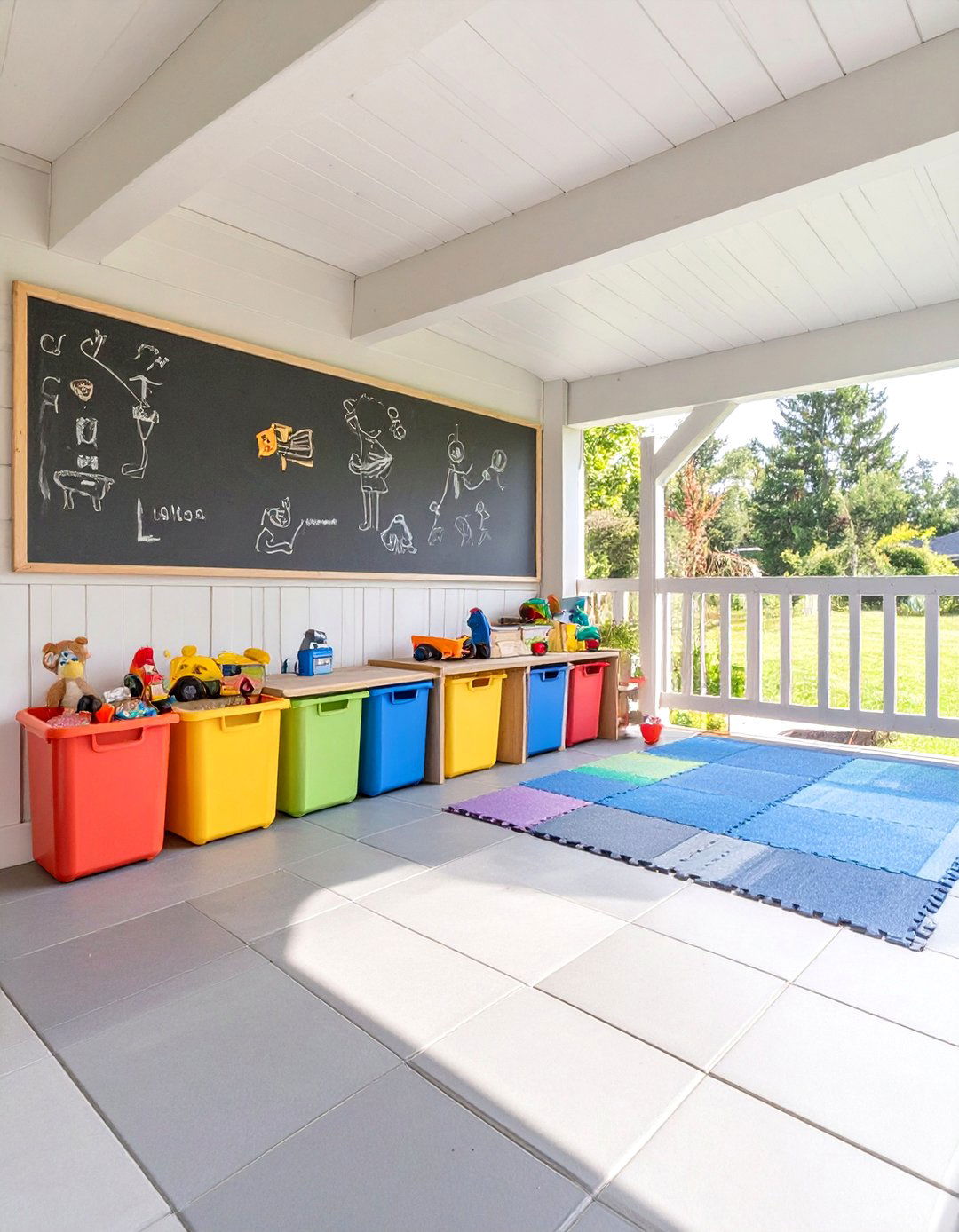 Childrens Outdoor Playroom - 30 enclosing under a deck ideas