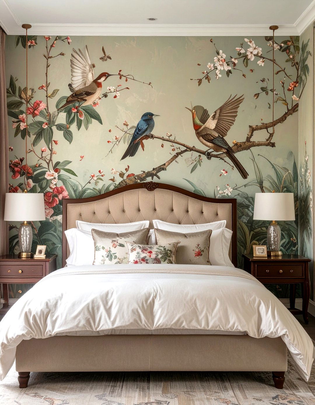 Chinoiserie Chic Wallcoverings - 30 glam interior design ideas