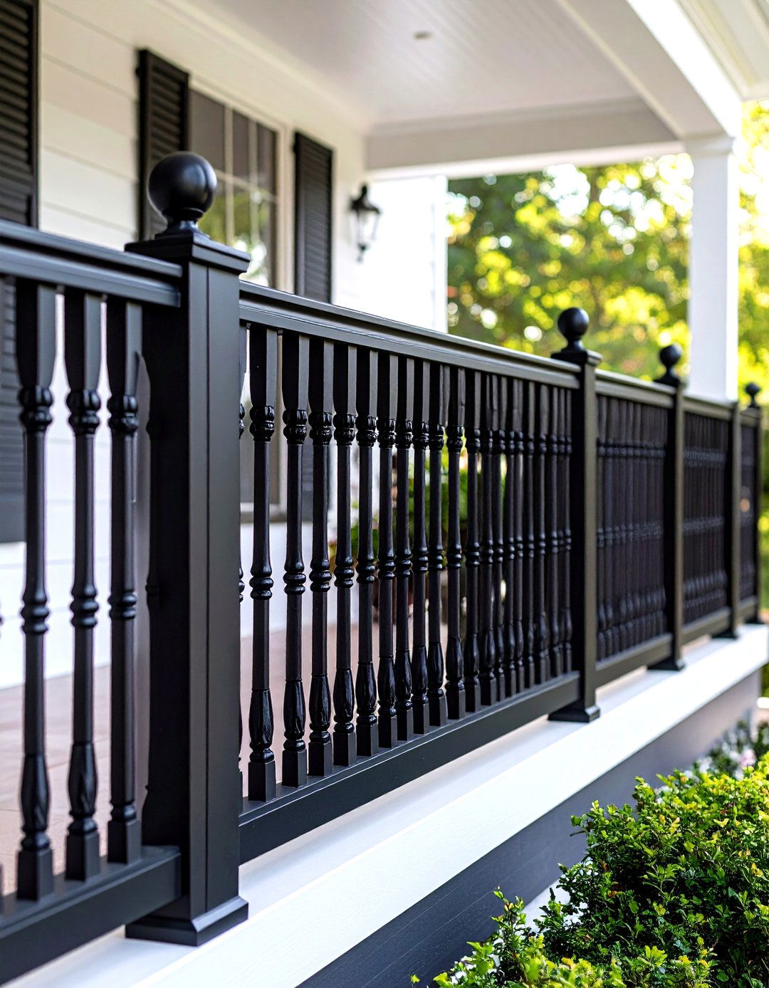 Chippendale Panel Porch Railing - 30 front porch railing ideas