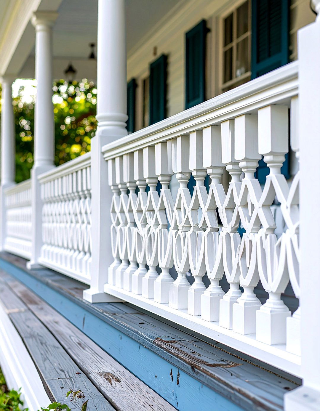 30 Durable Wood Deck Railing Ideas for Your Backyard - We Love Home Blog