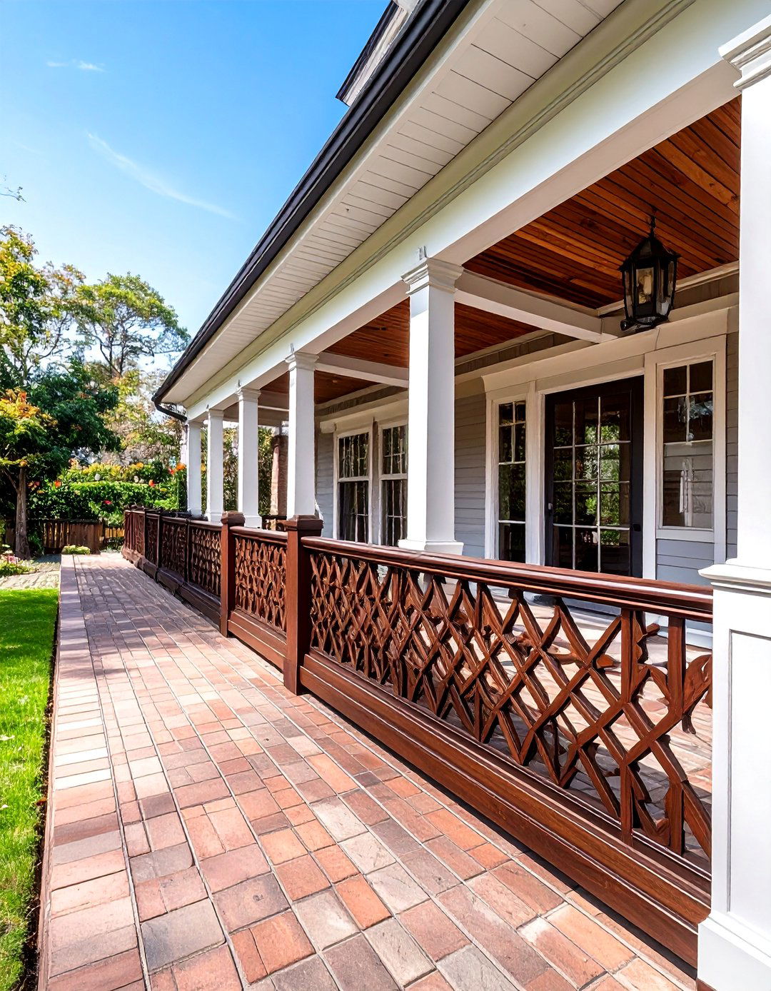Chippendale Wood Deck Railing - 30 wood deck deck railing ideas