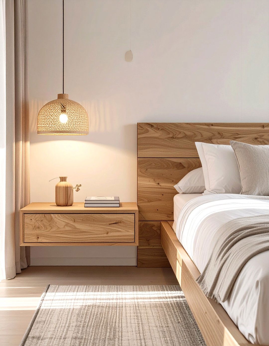 Choose Minimalist Nightstands for Your Master Bedroom - 30 simple master bedroom ideas