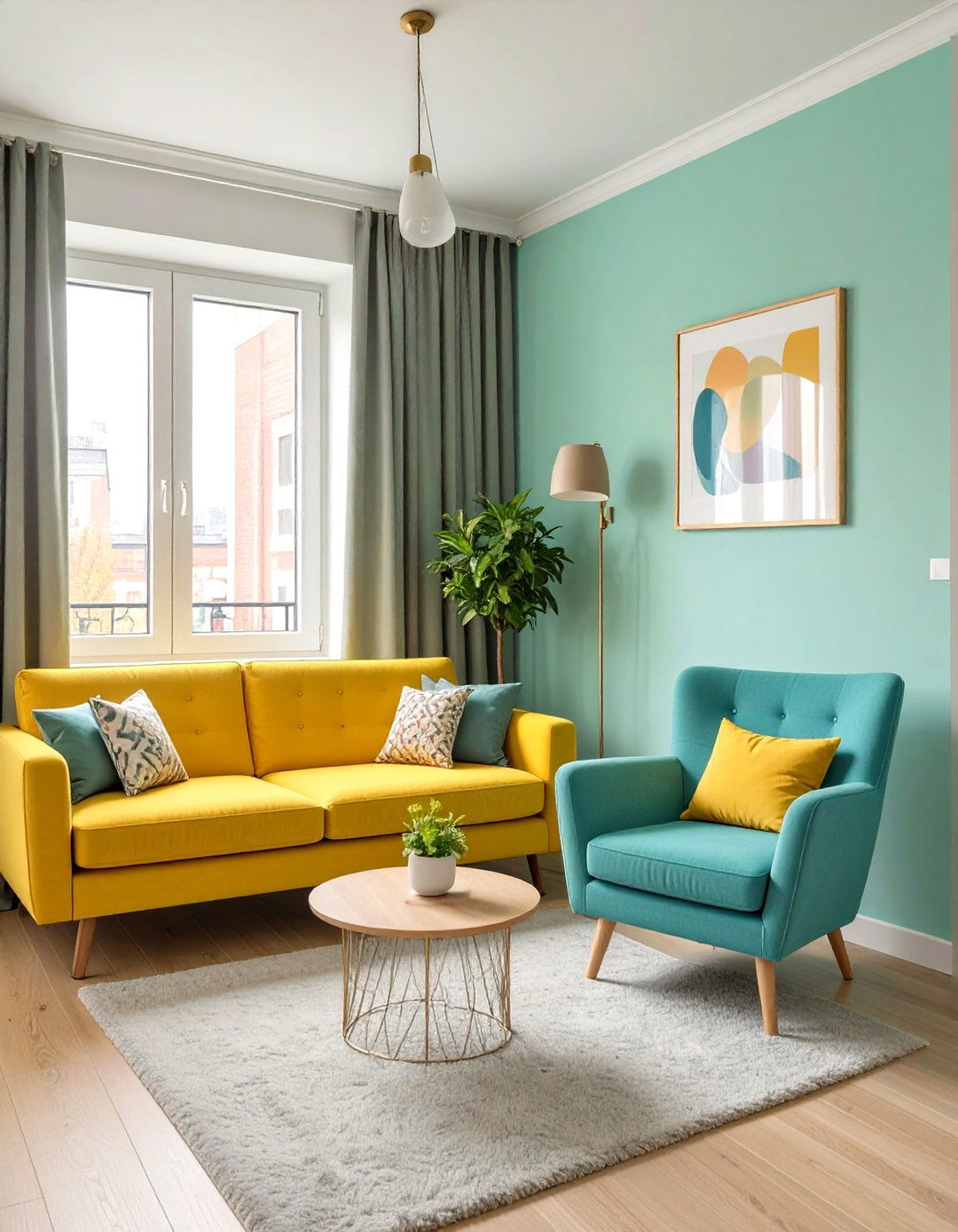 Choose Small Scale Furniture - 30 tiny living room ideas