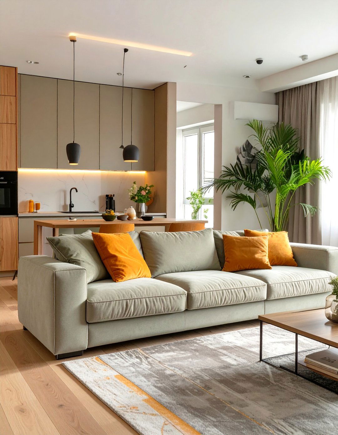 Choose a Low Profile Sofa - 30 small space living room ideas