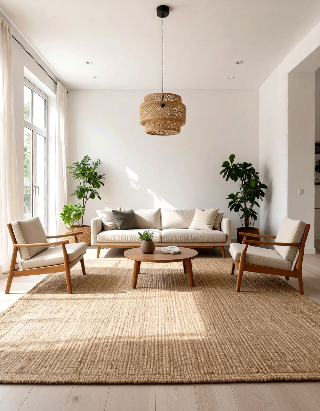 Choosing One Large Rug Instead of Multiple Small Ones - 30 what is minimalist interior design ideas