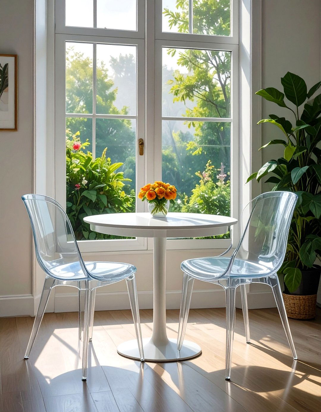 Choosing Transparent Furniture for Visual Lightness - 30 small house interior design ideas