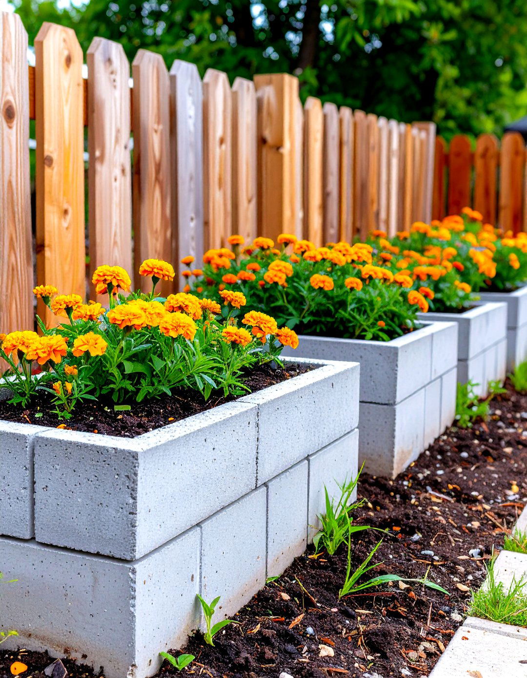 Cinder Block Raised Garden Bed - 30 raised garden bed designs