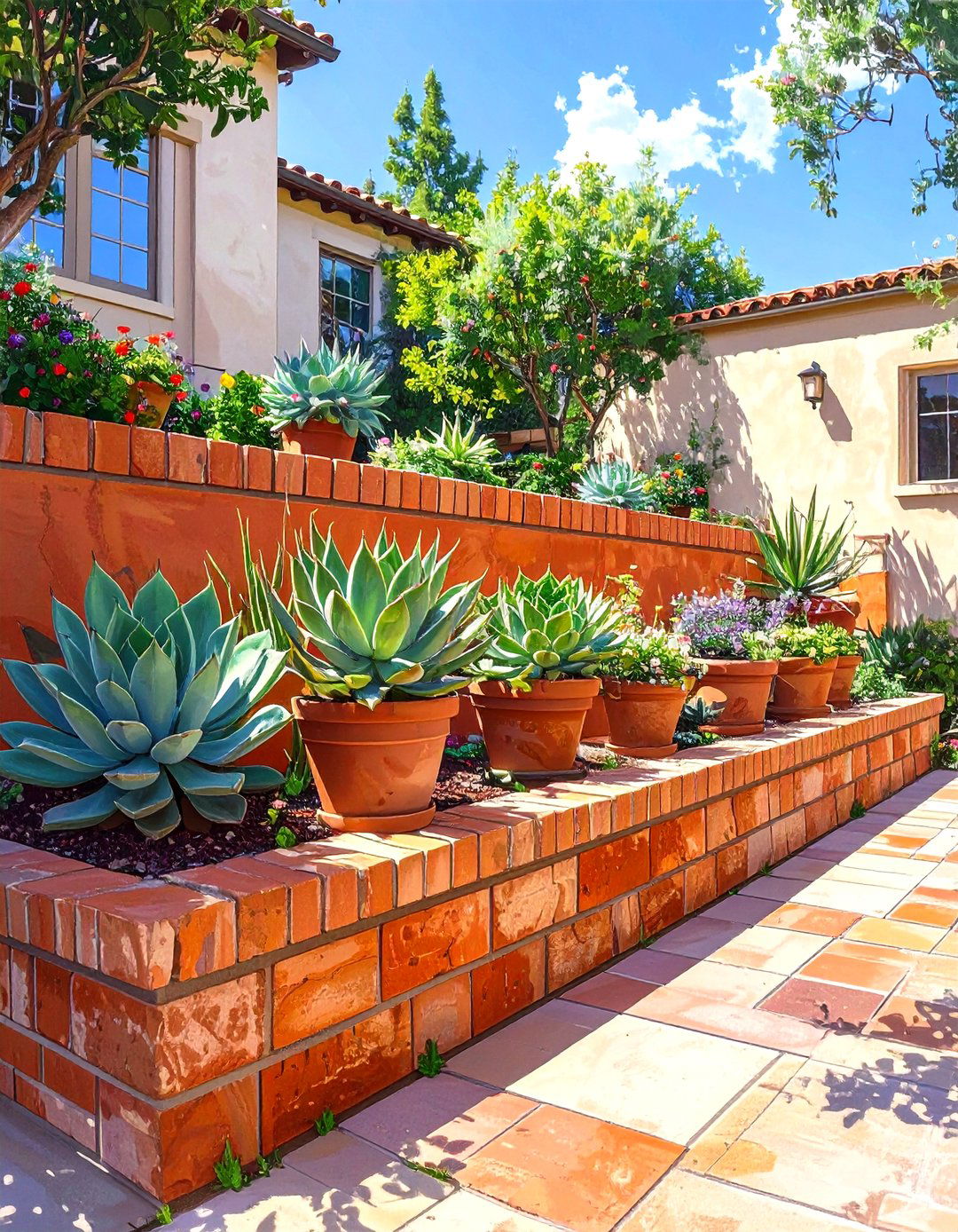 Cinder Block Retaining Wall with Stucco Finish - 30 simple retaining wall ideas for sloped backyard