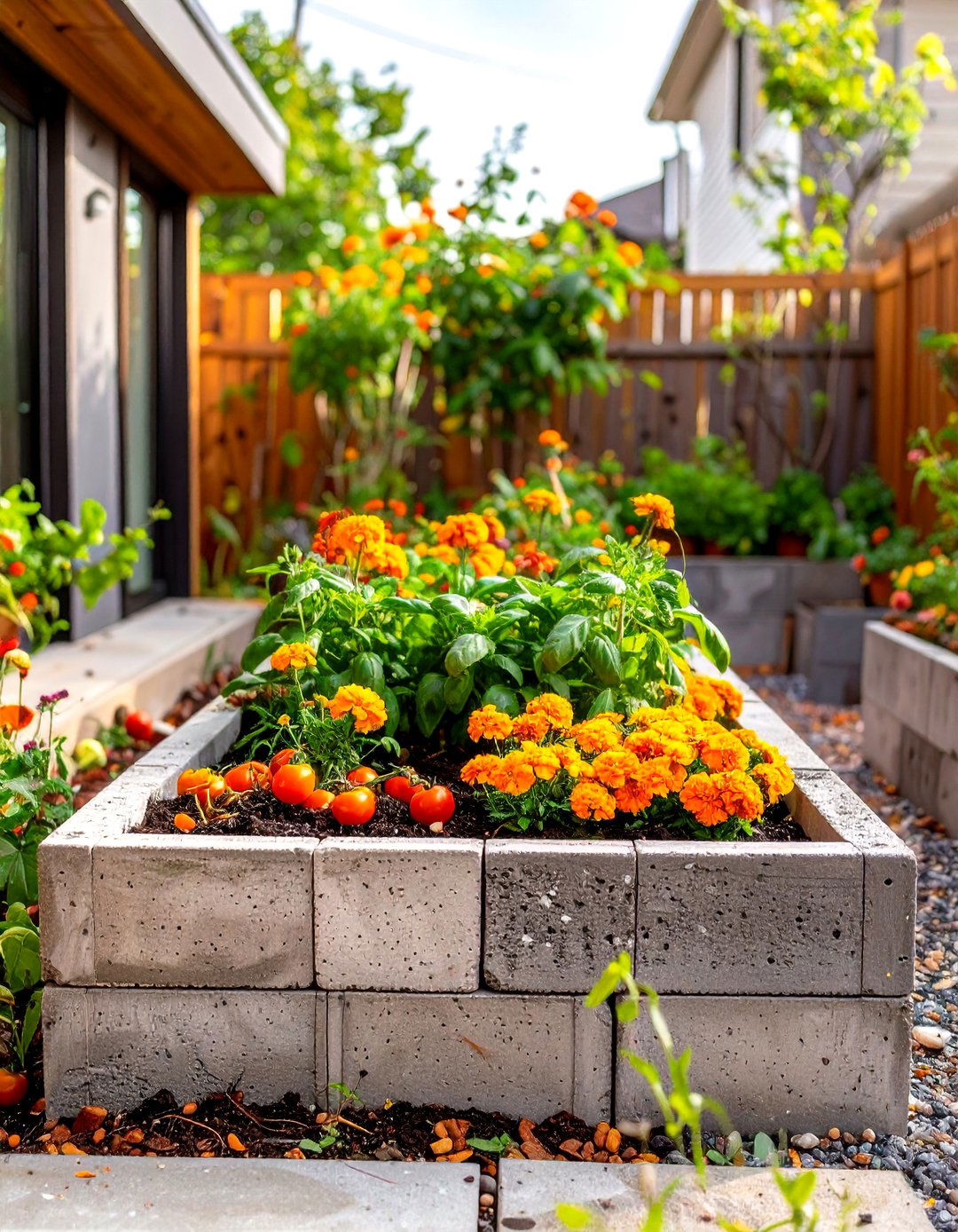 Cinder Block Small Backyard Vegetable Garden - 30 small backyard backyard vegetable garden ideas
